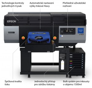 prvni instalace dtg tiskarny epson sc f3000 3