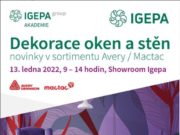 Igepa Akadémia – Dekorácie okien a stien IGEPA workshop a prezentacia
