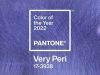 Very Peri: Pantone farba roka 2022 Pantone color of the year 2022