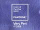 Very Peri: Pantone farba roka 2022 Pantone color of the year 2022